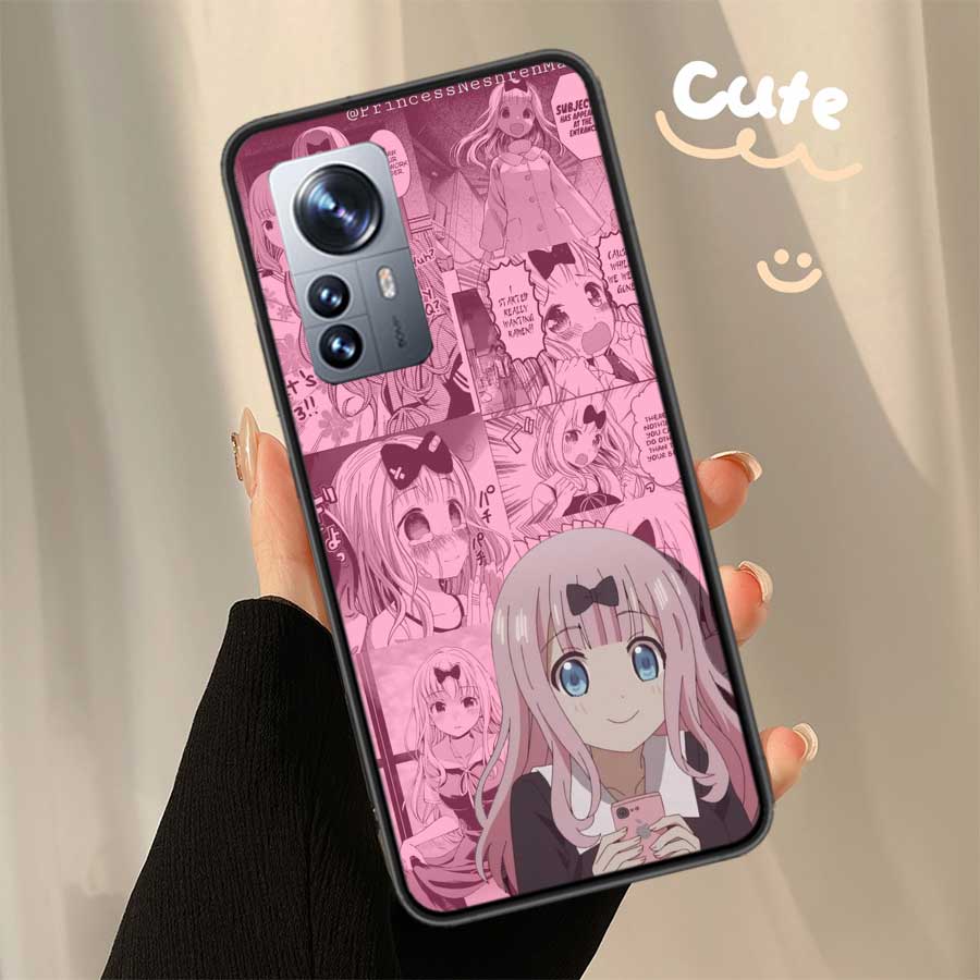 Kaguya sama Love is War Fujiwara Funda Phone Case For Xiaomi Poco X6 X5 X4 X3 GT NFC M4 M5 Pro 5G M3 Mi Note 10 Lite F5 F4 F3 F2