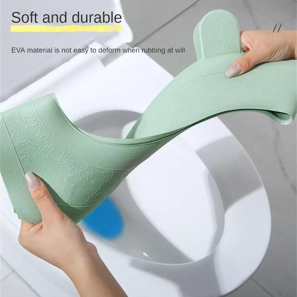 Reusable Toilet Seat Cushion Universal Closestool Mat Soft EVA Toilet Seat Cover Bathroom