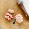 Earphone Case Soft Ultra-thin Comfortable Reusable Flexible Anti-fall Silicone 3D Cartoon Style Wireless Bluetooth-compatible Headphone Protective