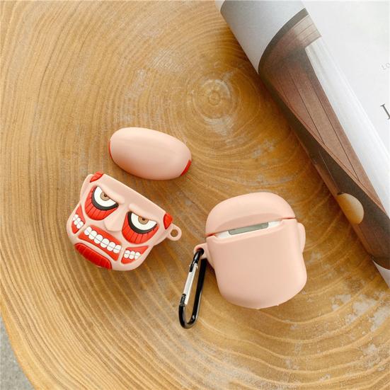 Earphone Case Soft Ultra-thin Comfortable Reusable Flexible Anti-fall Silicone 3D Cartoon Style Wireless Bluetooth-compatible Headphone Protective