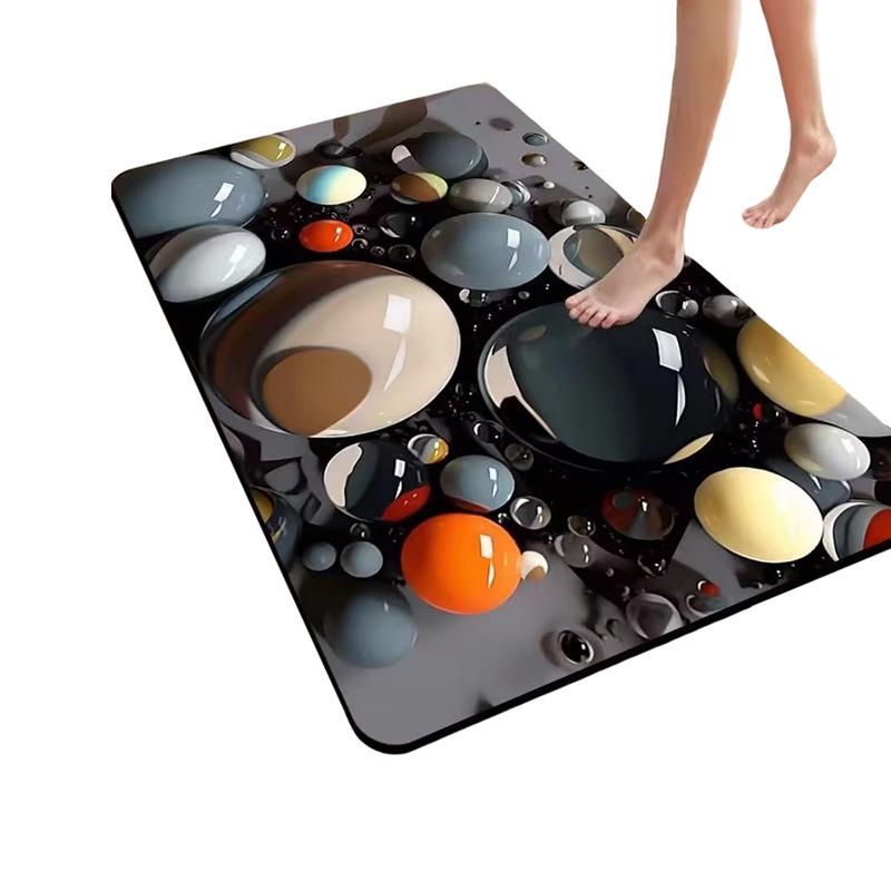 Diatomaceous Earth 3D Quick-Absorbing Non-Slip Bathroom Mat