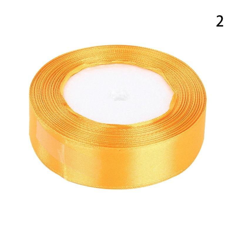25YD Satin Ribbon 6mm 15mm 25mm Multi Craft Wedding Supplies Flower Fabric Party