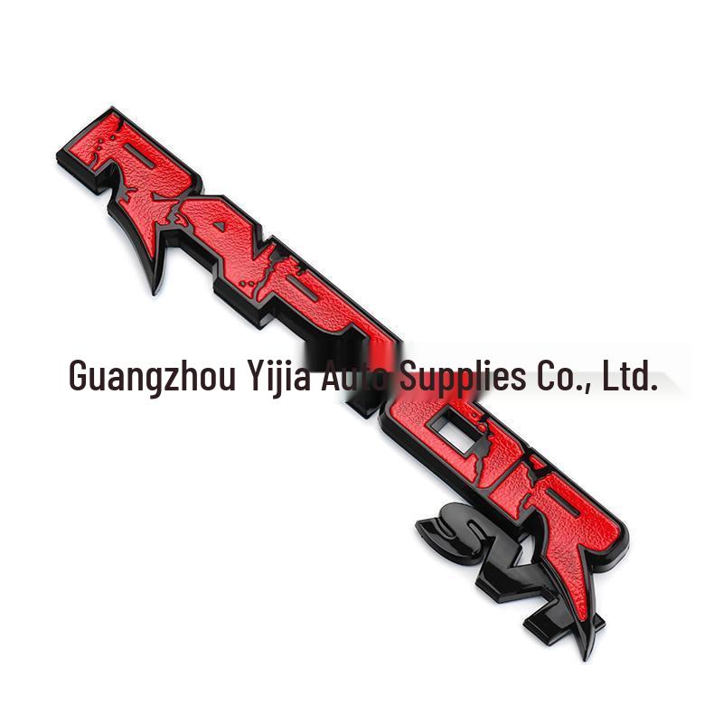 Ford Raptor SVT F150 Tailgate English Letter Decals FX4 Modified Car