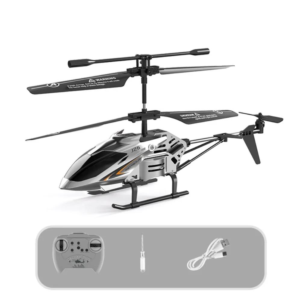 Metal Alloy Rc Helicopters 3.5 Channels Usb Charging Remote Control Plane Rechargeable Silver Red Pink Flying Helicopter Toy