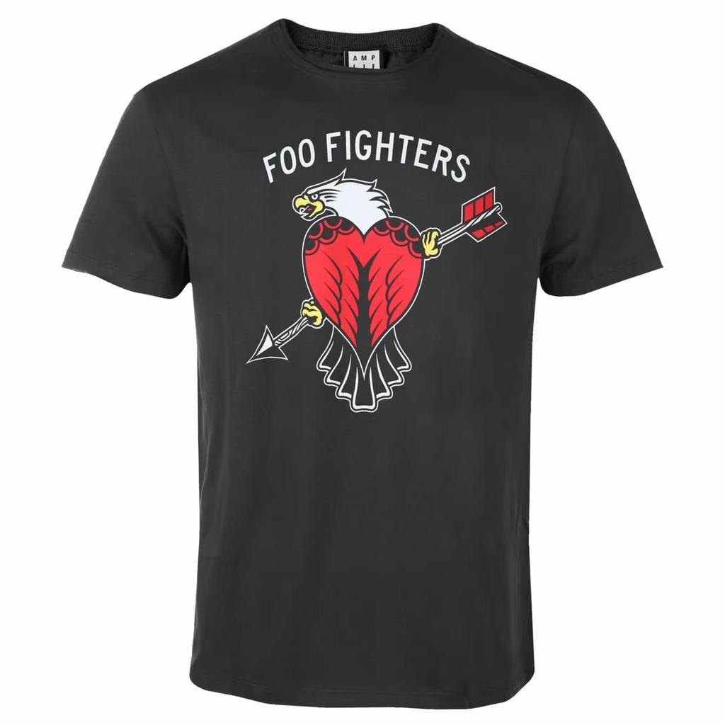 Rock Band Foo Fighters Klassisches Album Poster Druck T-Shirt Herren Damen Streetwear Y2K Harajuku Mode Baumwolle Sommer Neues T-Shirt Locker Freizeit Übergröße Oberteil