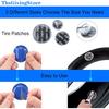 70PCS Tire Patches Kit, Inner Tube Patch Kit, Include Tire Patch Roller, Rubber