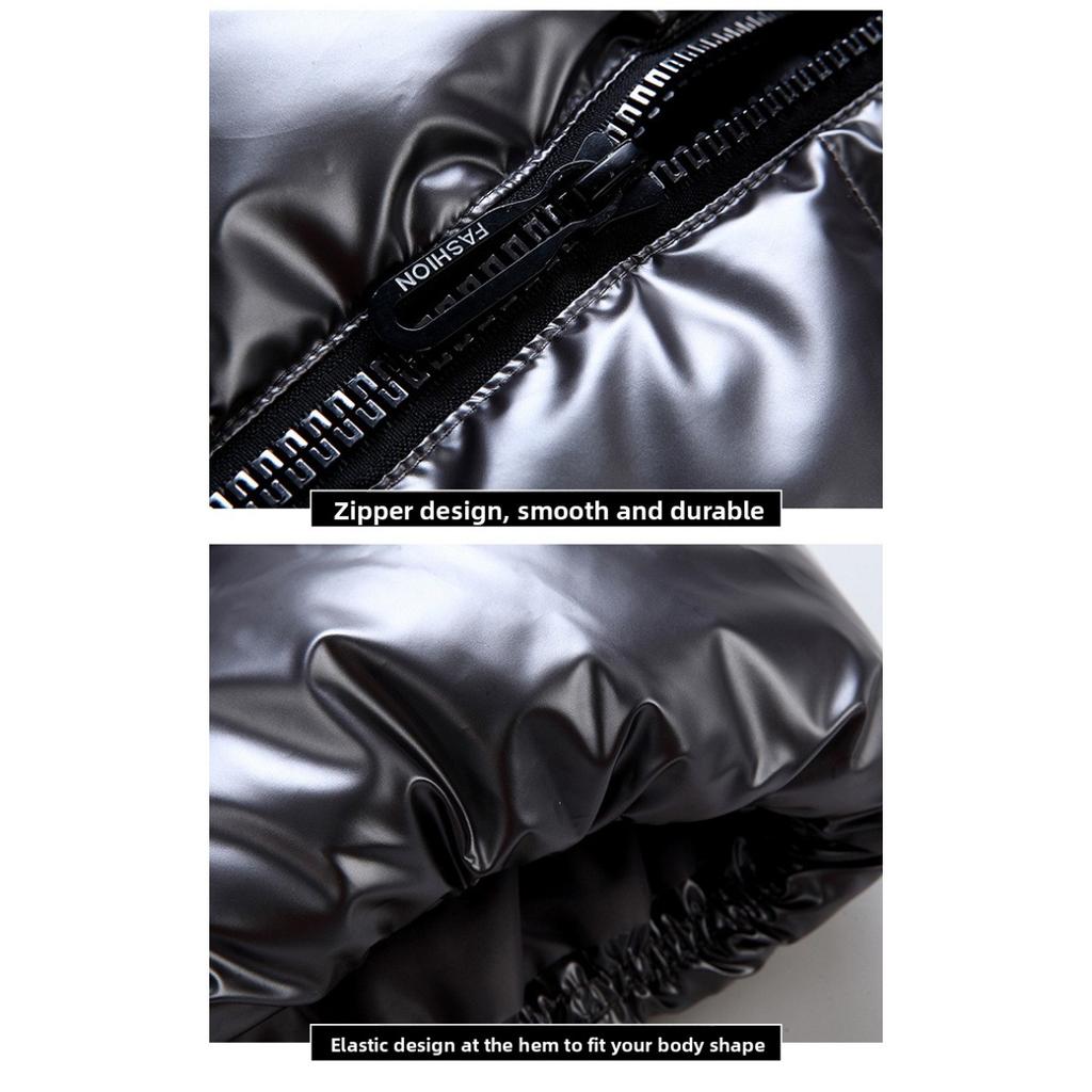 Parent Child Outfit, Cotton Vest, Winter New Style, Shiny Cotton, Shoulder Cotton Vest