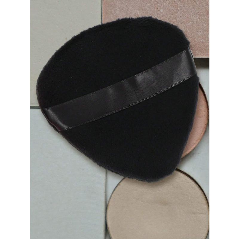 1Pc Water Drop Shaped Soft Powder Puff, Triangle Pointed Makeup Tool For Foundation & Loose Powder, Makeup Puff, Makeup Blender Sponge