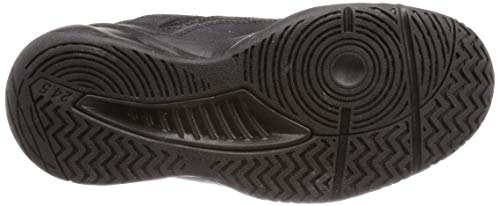 Spalding CIS 3530 Sneakers, Court Shoes, Wide, Lightweight, Men's 4E, Women's 3E, Black, Size 27.0 cm