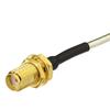 MCX Male To SMA Female Conversion Cable (RG405) 30cm, Compatible with Terrestrial Digital Antennas, Car Tuners, One-Seg TVs, Car Navigation Systems,
