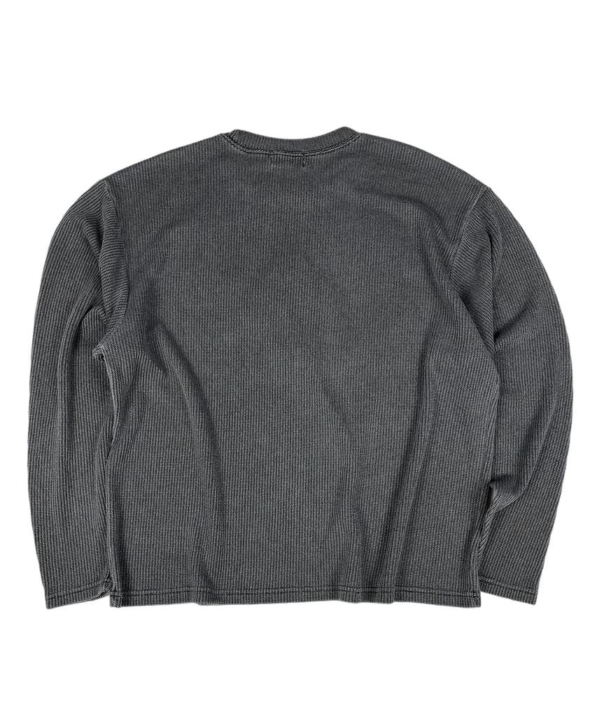 SK8ER ROCK Classic Cross Pigment Oversized Knit ((Charcoal))