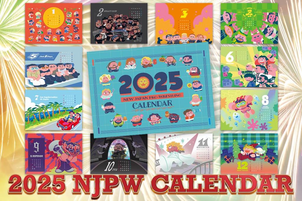 New Japan Pro-Wrestling Kalender 2025 New Japan Pro-Wrestling Tischkalender 5956062790