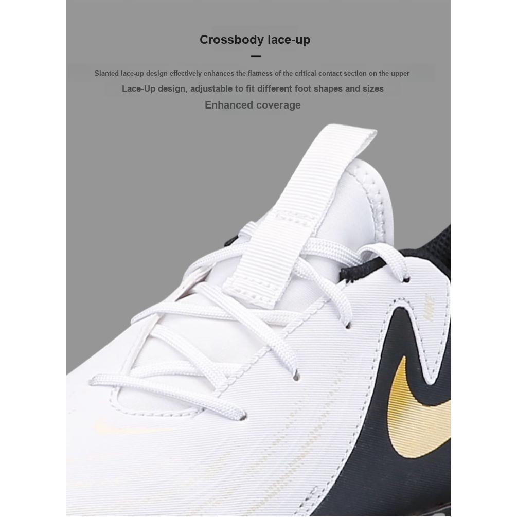 Nike Jr Phantom GX 2 Academy FG/MG White Metallic Gold Coin Black FD6722-100