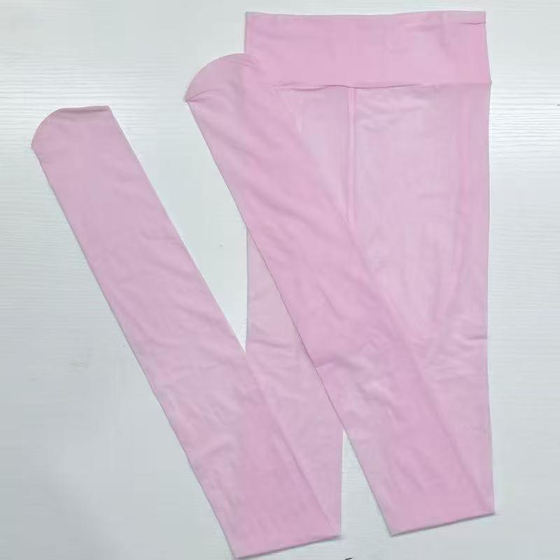 8D Gloss Black Women's Stockings: Super Fine Horse Oil Slimming, Summer Water Gloss, Sexy Skin Tone Meat Color, JK Style.