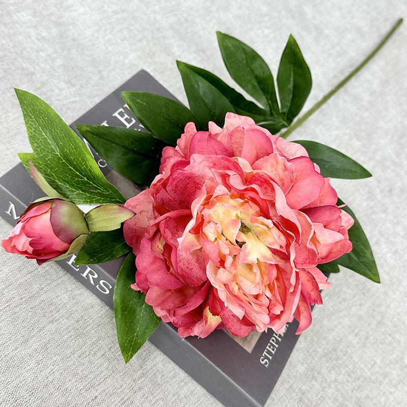 Artificial Flower Peony Wedding Hotel Restaurant Desktop Decoration Ornament