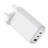 65W GaN Dual USB-C + A Charger with Replaceable Plug