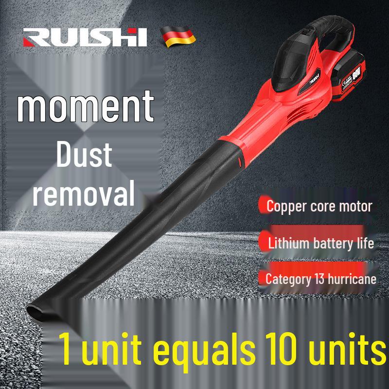 Ruishi High-Power Rechargeable Hair Dryer & Dust Blower/Vacuum for Home & Industrial Use