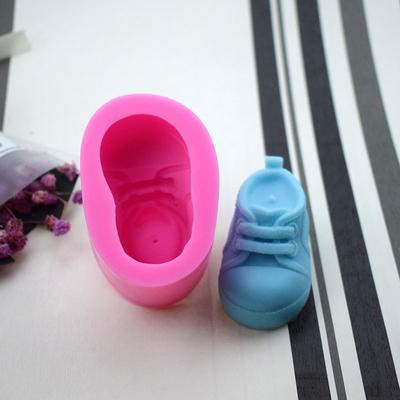 Buty Dziecięce Forma Fondantowa do Ciasta Forma Czekoladowa Forma do Mydła Forma Gipsowa Forma do Świec DIY Pieczenie 3D Narzędzie do Ciasta Silikonowe Rękodzieło