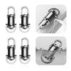 1-5PCS COB LED Keychain Flashlight Multifunctional Pocket Flashlight Ultralight Camping Flashlight for Outdoor Emergency