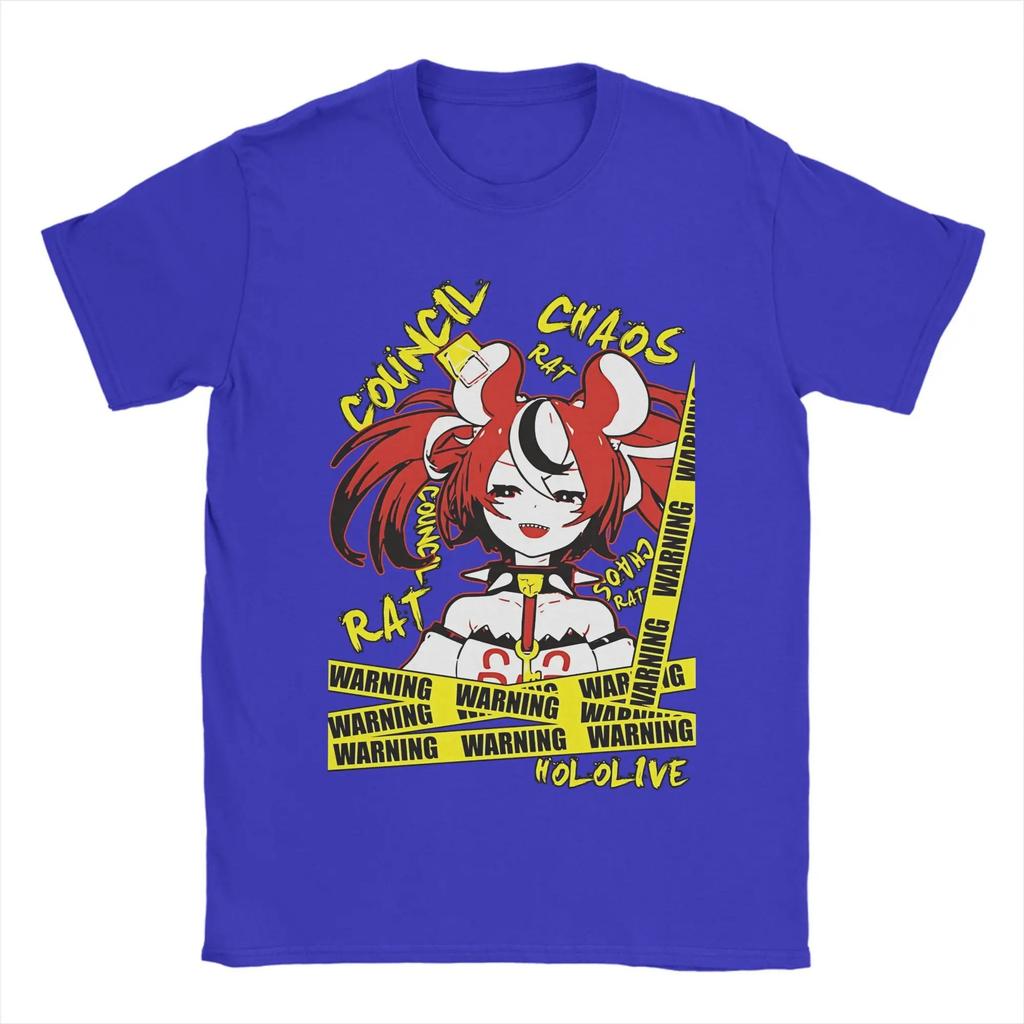 Hakos Baelz Hololive Council Graphic Printing Shirts High Quality Unisex Streetwear Trendy Cotton Classic Hot Product Classic
