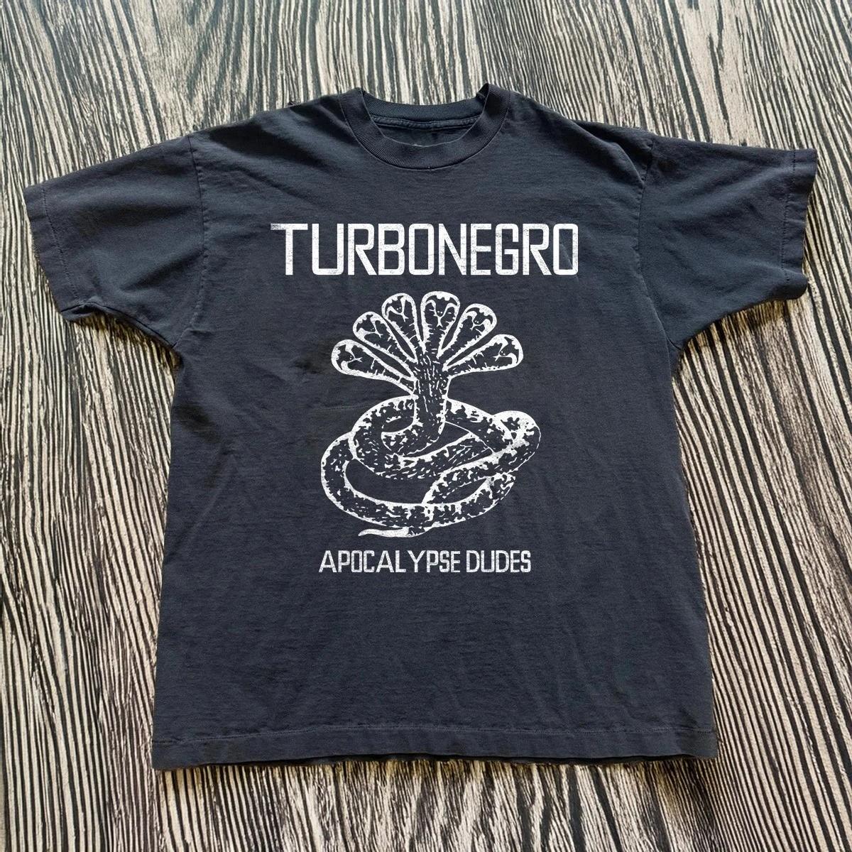 Turbonegro Apocalypse Dudes Punk Rock Band Unisex Black T-shirt Size S-5X BL2019 XXXL