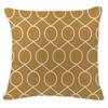 Retro Ethnic Geometry Decorative Cushion Cover Cotton Linen Textile Printed Throw Pillowcase for Car Sofa Bed Home Decor 45X45CM