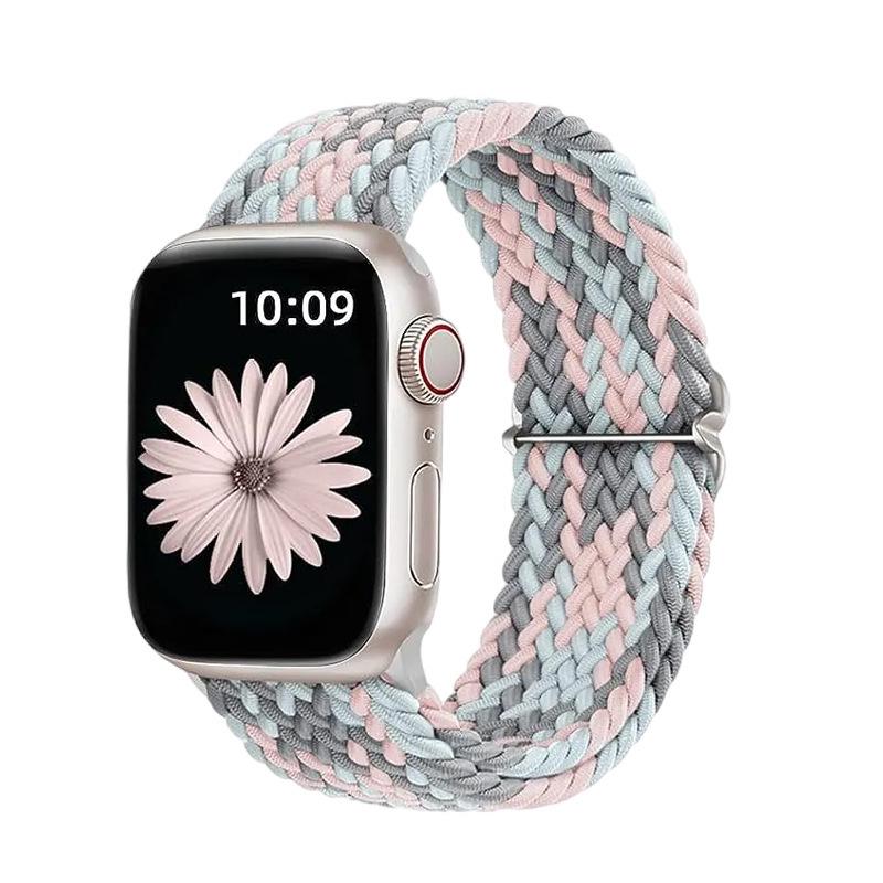 Nylon Woven Apple Watch Band for Apple Watch S9/8/7/SE/6/5/4/3
