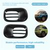 For Jeep Renegade 16-22 Car Rear Tail Fog Light Lamp Decorative Cover Stickers Hoods Guard Exterior Accessories LHD