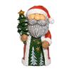 1 Piece Santa Claus Resin Sculpture Ornament - Holiday-Themed Home Decoration