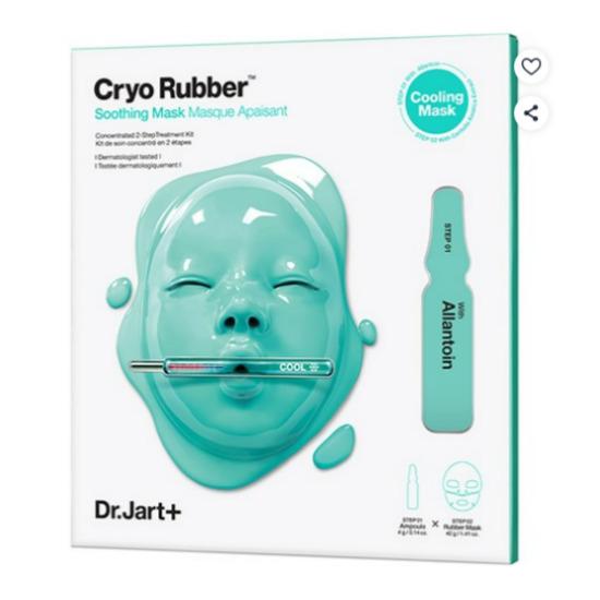Dr.Jart+ Cryo Rubber Soothing Mask Cooling & Calming Care 1 Sheet
