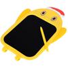 LCD Writing Tablet Christmas Hat Cartoon Owl Shape Children Yellow Drawing Graffiti Board