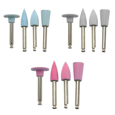 4 Pz/lotto Teste di Rettifica Dentale Denti Lucidatore Macchina Del Silicone A Bassa Velocità Lucidatura Dentale Strumenti Dentali Laboratorio di Odontoiatria
