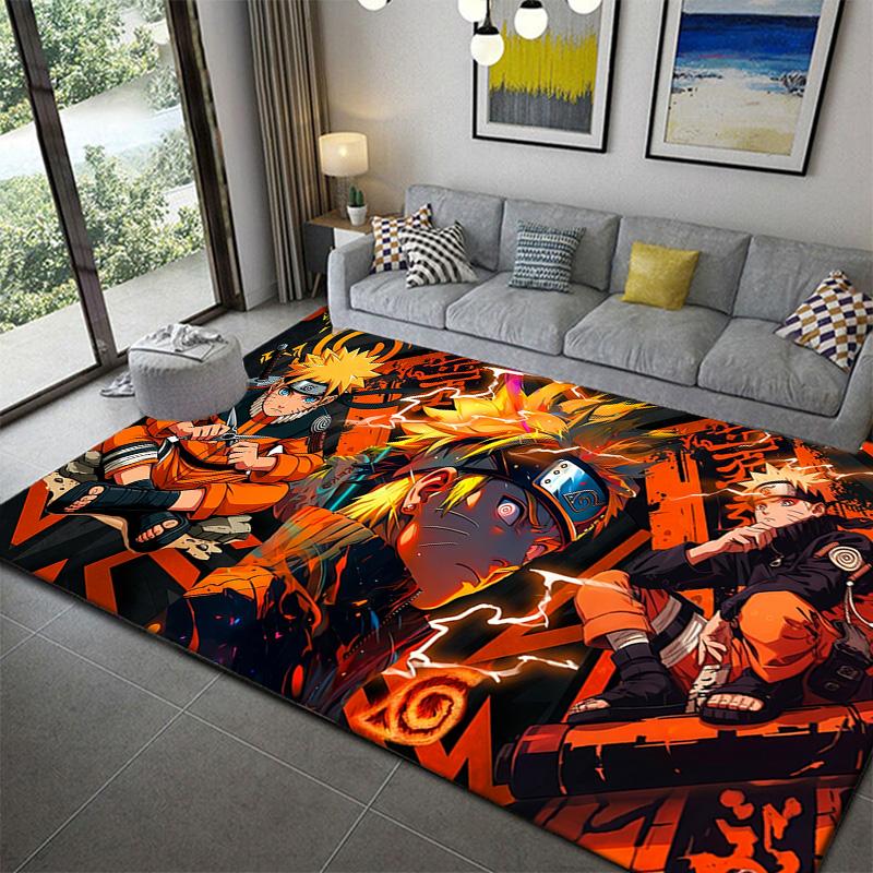 Naruto Sword Carpet Rug for Living Room Bedroom Home Sofa Decoration,Kids play Non-slip Floor Mat