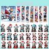 Christmas Panda Countdown Calendar With Acrylic Components For Holiday Decor Gift For Kids