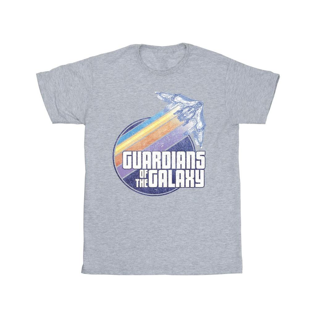 Guardians Of The Galaxy Mens Badge Rocket T-Shirt