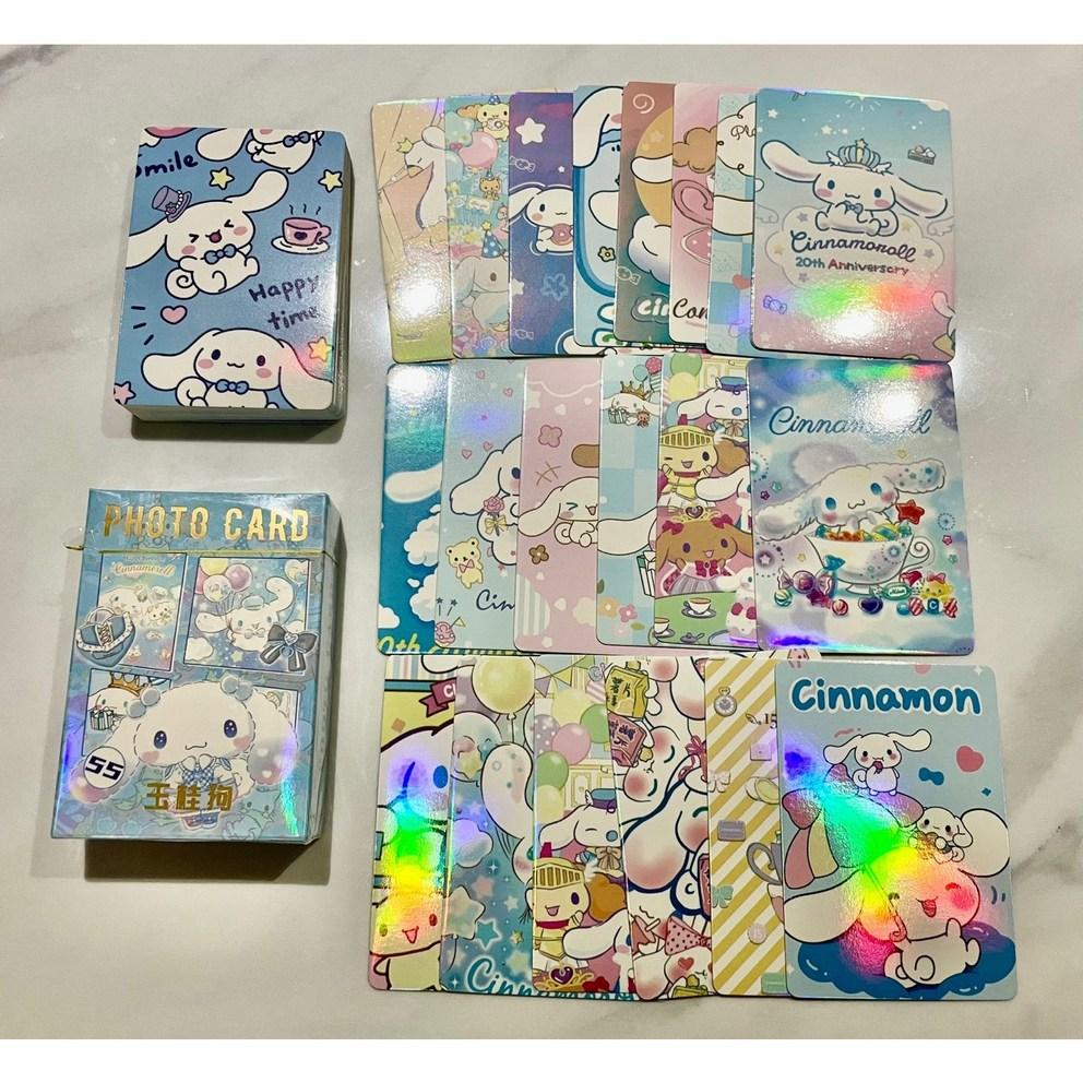 Sanrio Kuromi Cinnamoroll Hologramm Fotokarten (55 Blatt)