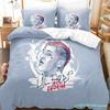 Popular Lil Peep Bedding Set Single Twin Full Queen King Size Bed Set Adult Kid Bedroom Duvetcover Sets Anime Parure De Lit Bed