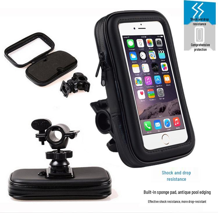Wasserdichte Touchscreen-Handyhalterung & Tasche für Fahrräder und Motorräder 6.3 inches