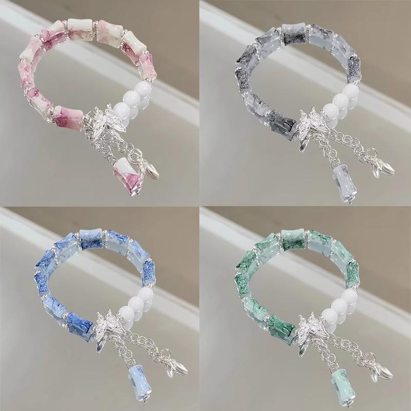 

Браслет-кисточка с кристальной бабочкой в китайском стиле - Роскошные сказочные украшения для женщин 18 cm