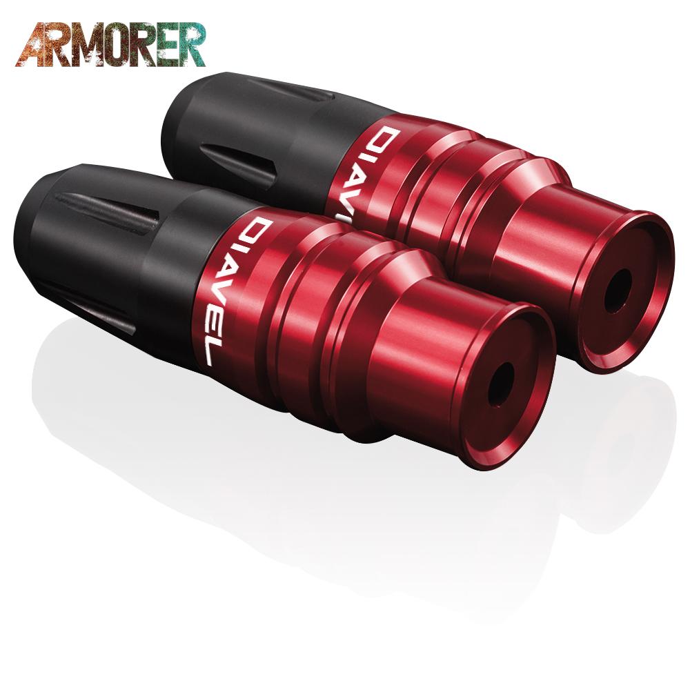 Universal Exhaust Sliders Crash Pads Protector Frame Falling Protectors For Ducati Diavel X Diavel/S Diavel 1260  Diavel