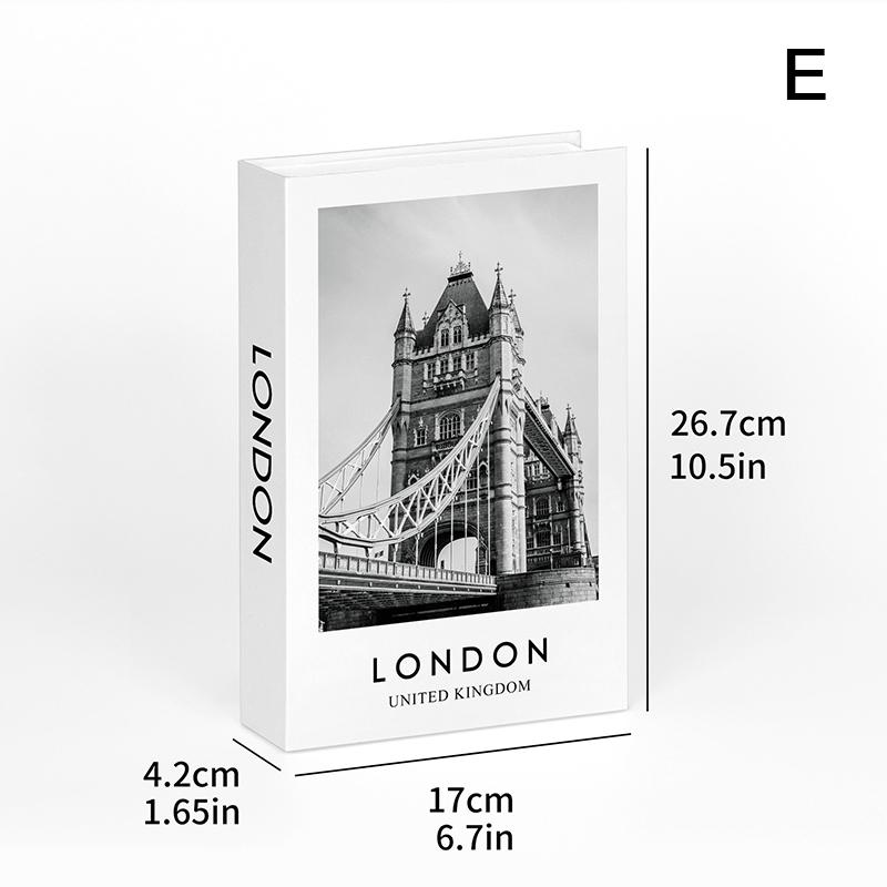 City Fake Books For Decoration Coffee Table Modern Home Decoration Books Simplicity Display Book Paris London  York
