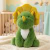 Sitting Triceratops Doll Simulated Dinosaur Soft Plush Toys Roar Dino Theme Birthday Home Decoration Ornaments For Gifts