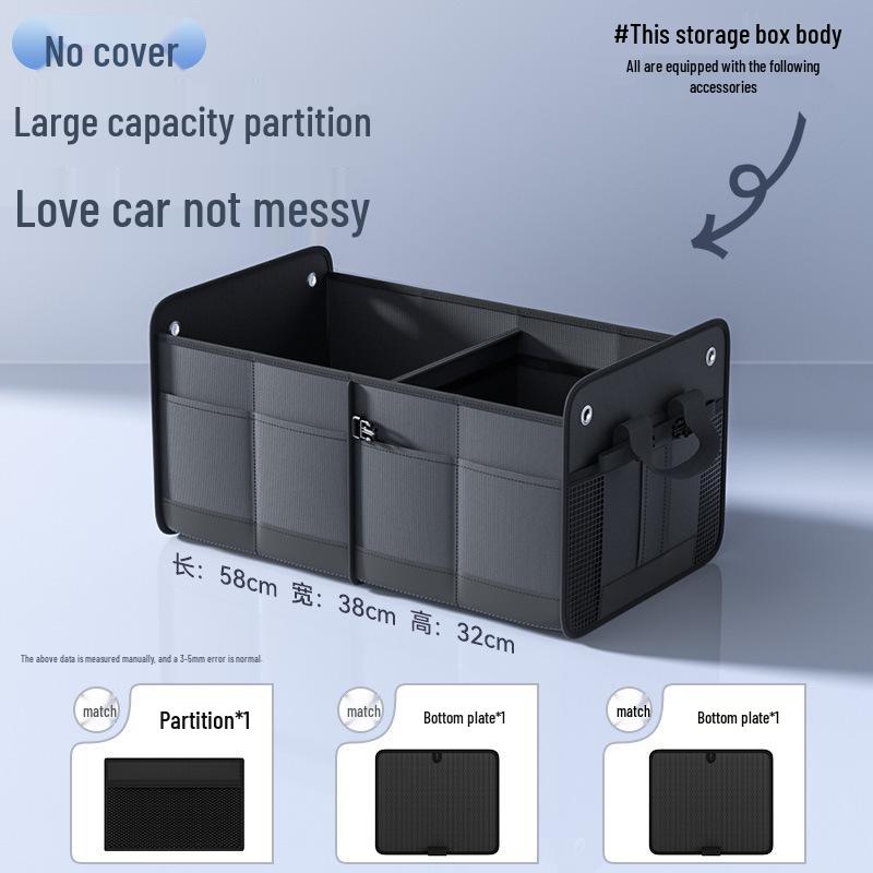 

Складной органайзер для багажника автомобиля: Вместительный ящик для хранения для использования в помещении и на открытом воздухе