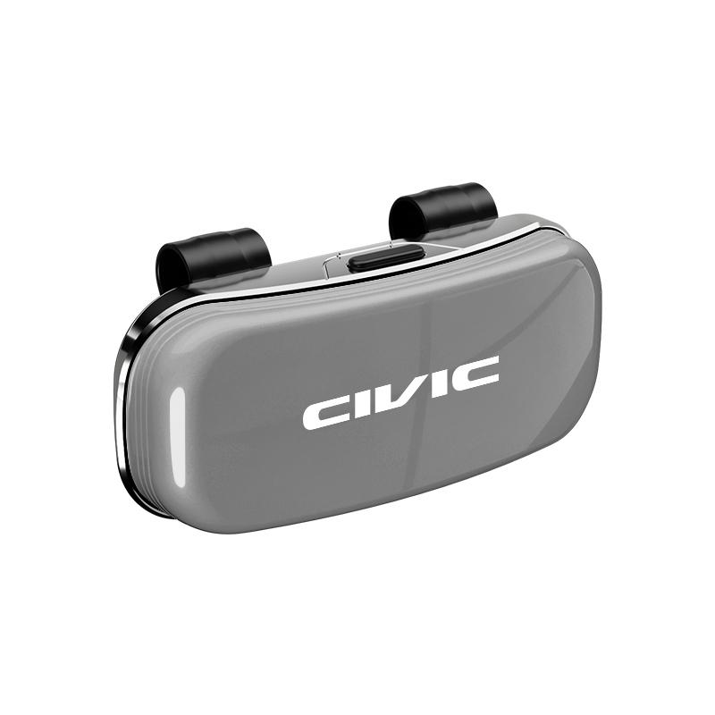 Car Sun Visor Glasses Storage Box Sunglass Case Accessories For Honda Civic Fit Jazz Accord Pilot CRV Odyssey Passport City Shut SM1