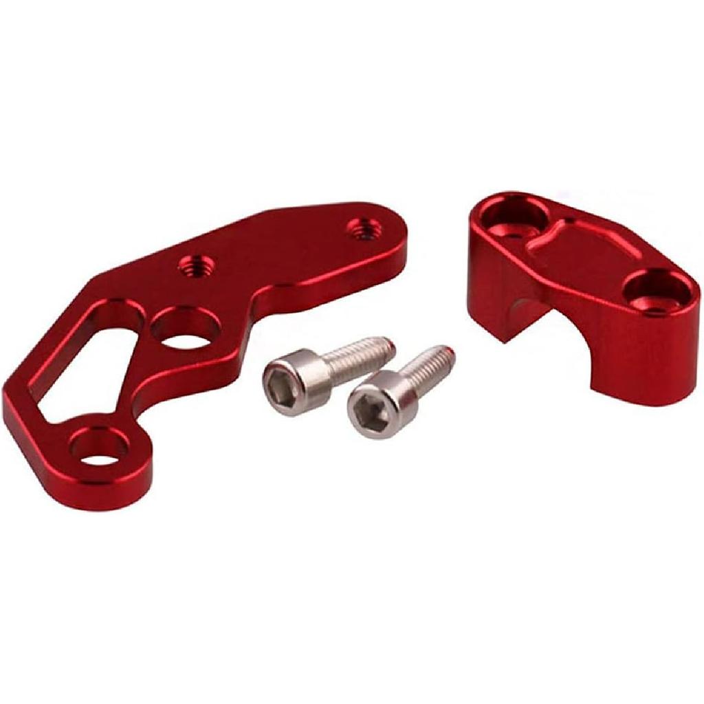 Universeller Motorrad-Bremskabelklemme Ölleitungsklemme Aluminium Bremskupplungskabel Ölrohr-Kabelklemme Passend für Yama-ha Hon-da