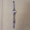 Used CASIO SHEEN Watch Silver Mesh Belt