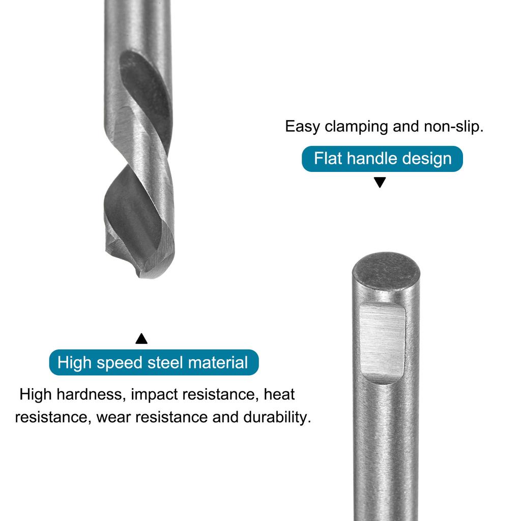 Uxcell 2/5/10pcs High-speed Steel Drill Bits for Hole Saws Arbor Replacement Wood Aluminum Plates