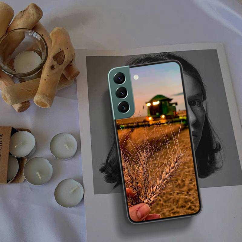 Farm Machinery Harvesters Phone Case For Samsung Galaxy S22 S25 Ultra S21 S10 Plus S26 Edge S20 S23 S24 FE Cover Silicone So