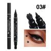 Dragon Ranee Double Head Star Seal Eyeliner Waterproof Non-smudging Novice Heart Plum Embellished Eye Tail Eyeliner