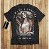 Camiseta Chola Clown Woman Con Tatuaje Y Coche Clasico